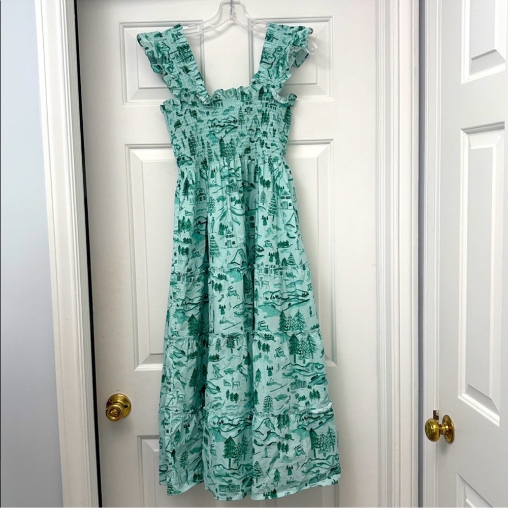 Hill House The Ellie Nap Dress Ski Chalet Winter Toile